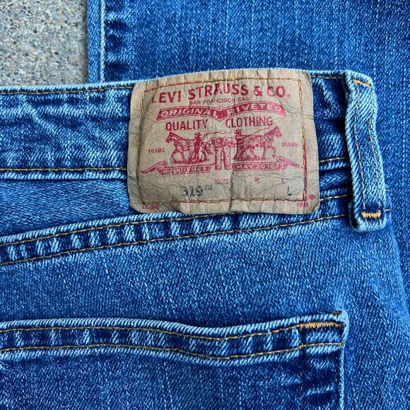 Vintage Y2K Levi’s 519 Low Stretch Jeans 11 JR L - Picture 2 of 6
